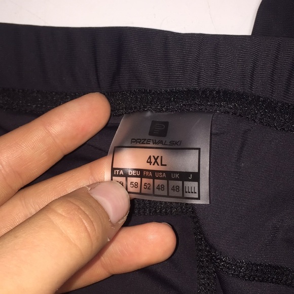 mens black padded sports pants size 4XL NEW W TAGS - Picture 3 of 5